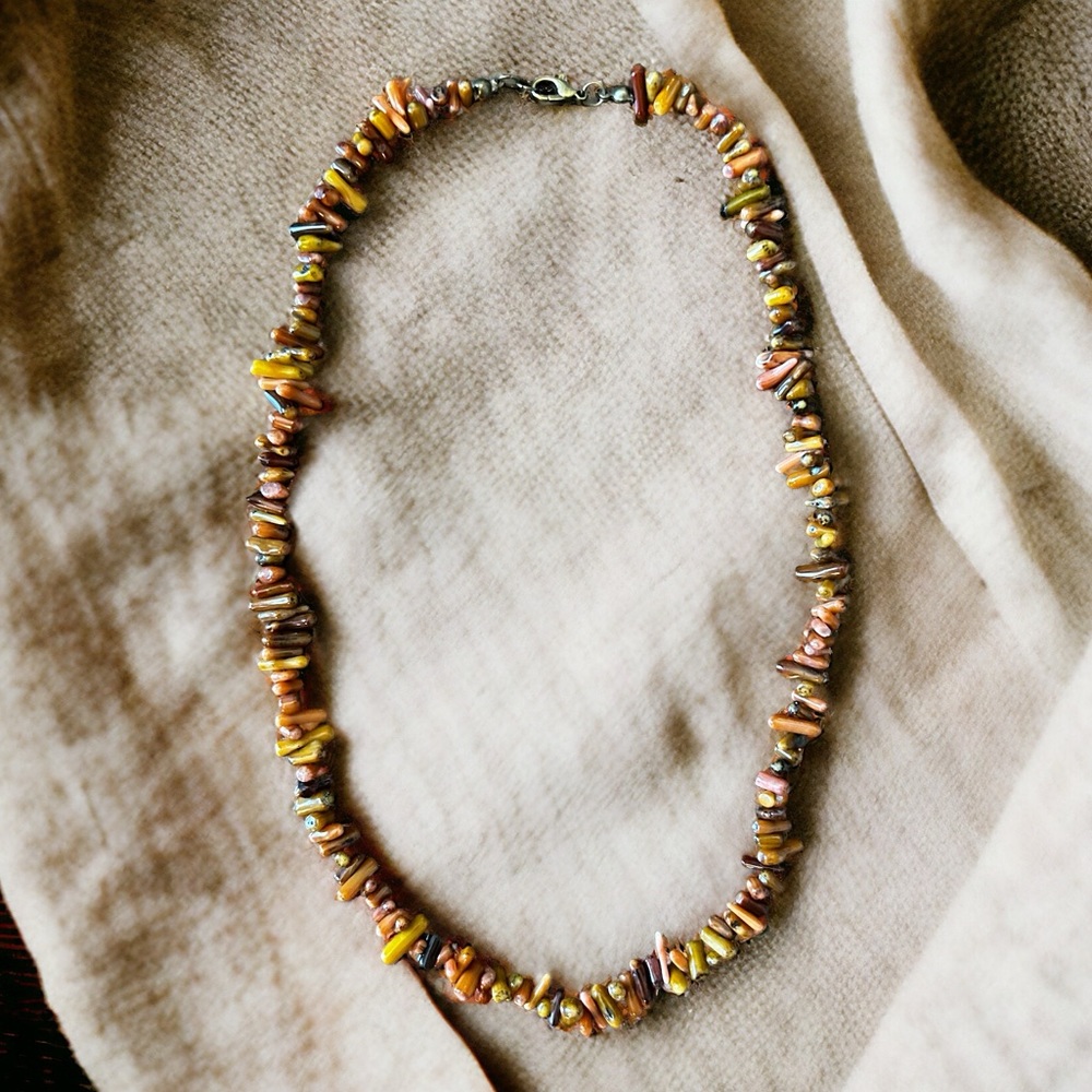 Italian Red Coral Necklace
